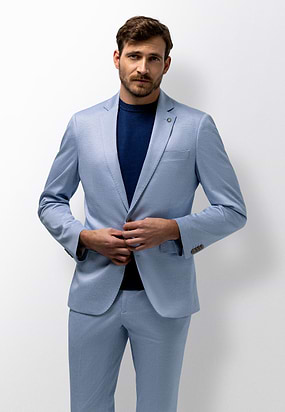Regular-fit-blazer-met-stretch