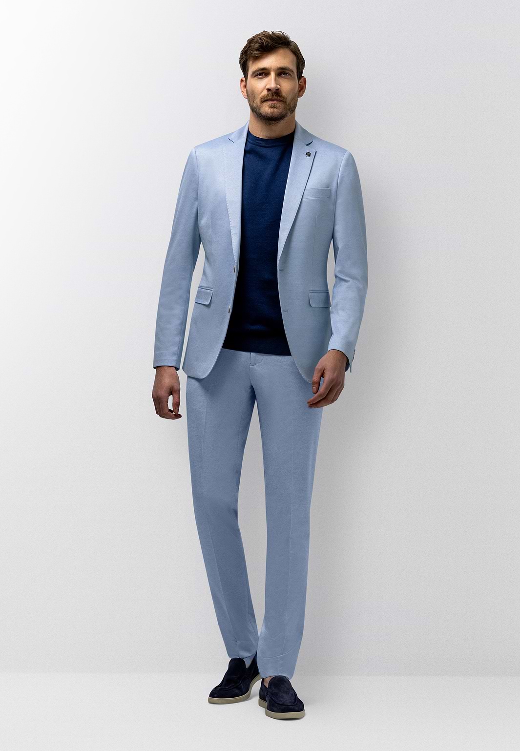 Regular-fit-blazer-met-stretch