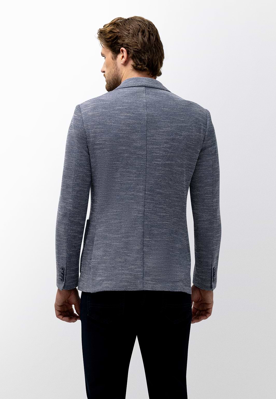 Blazer-met-gemêleerd-dessin