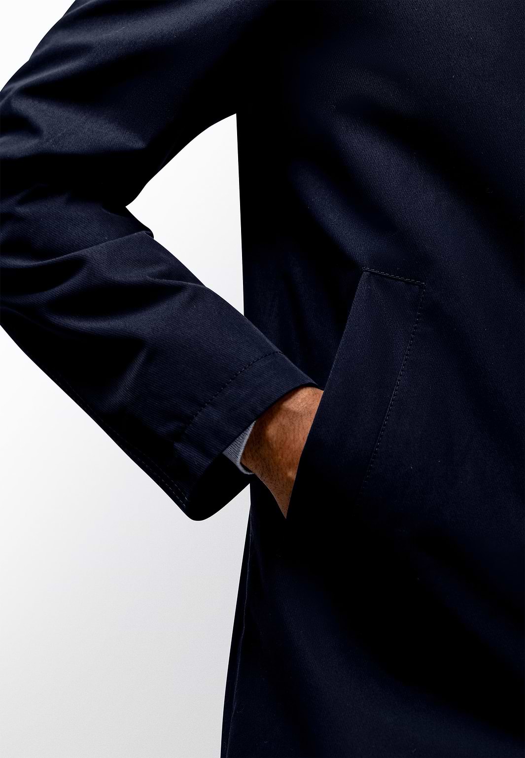 Mantel-met-blinde-sluiting