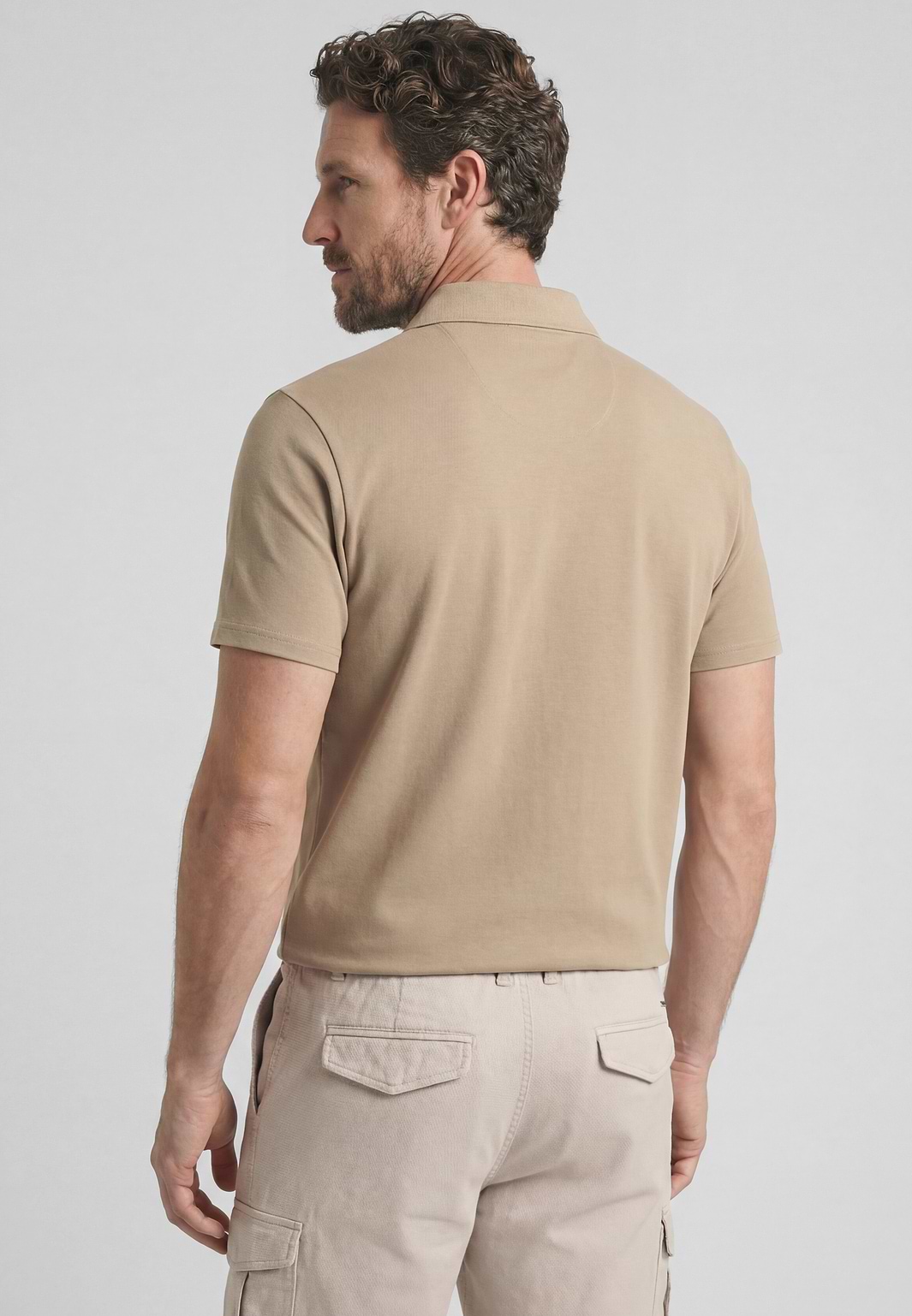 Piqué-Poloshirt-mit-3D-Gummiprint