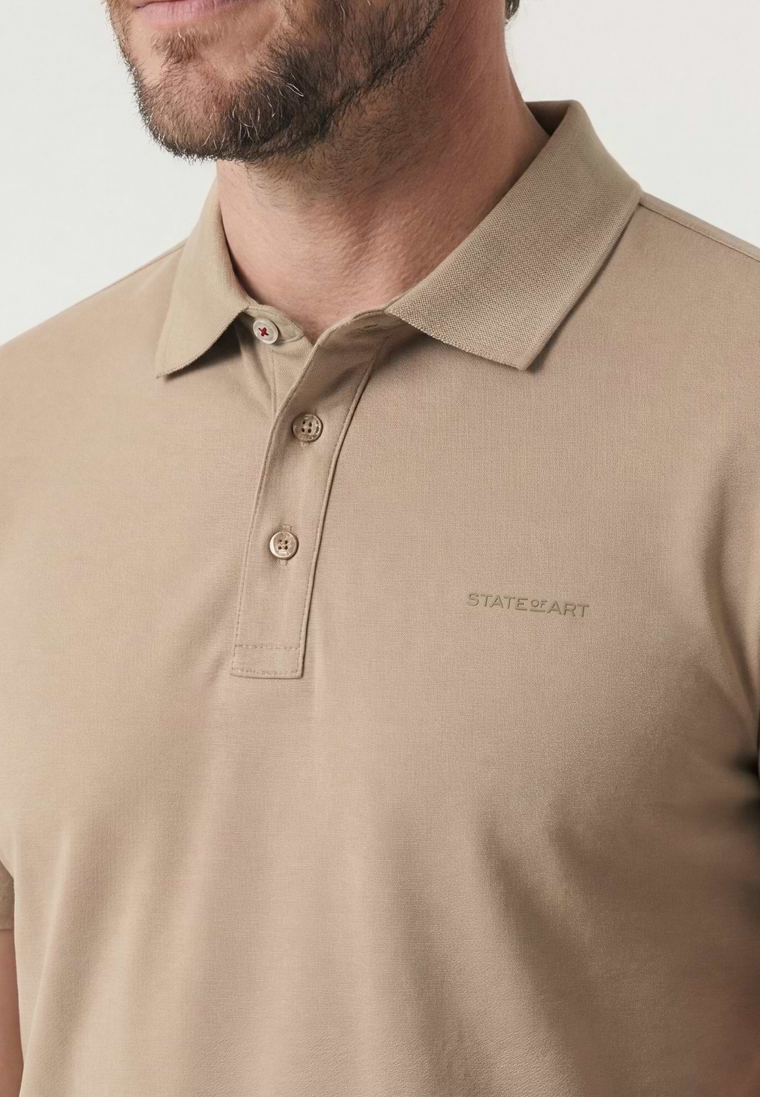 Piqué-Poloshirt-mit-3D-Gummiprint