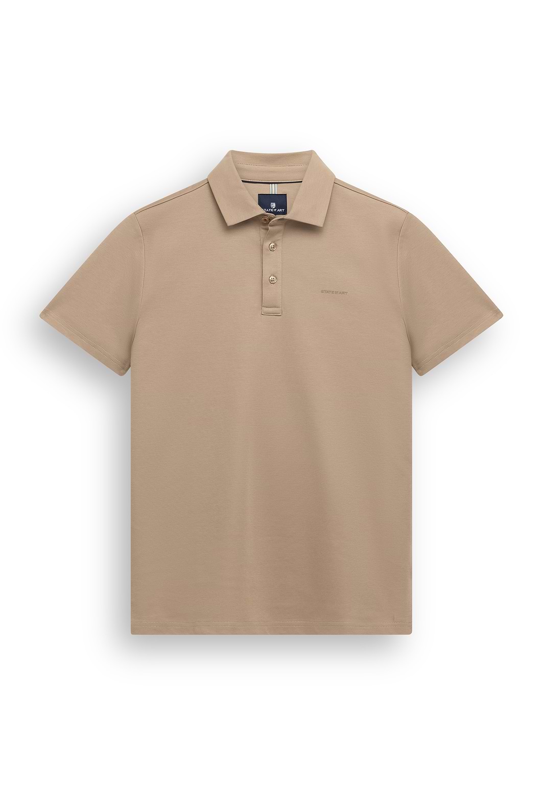 Piqué-Poloshirt-mit-3D-Gummiprint