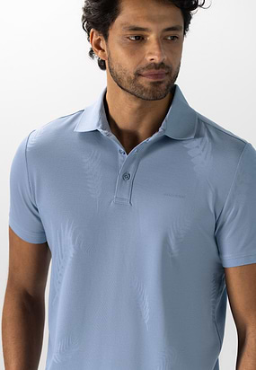 Piqué-polo-met-jacquard-bladmotief