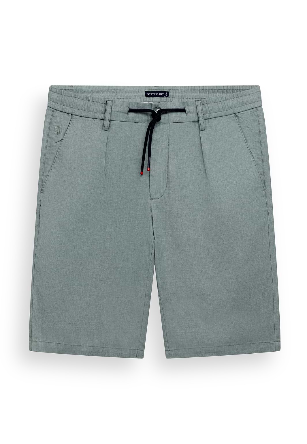 Short-chino-à-plis