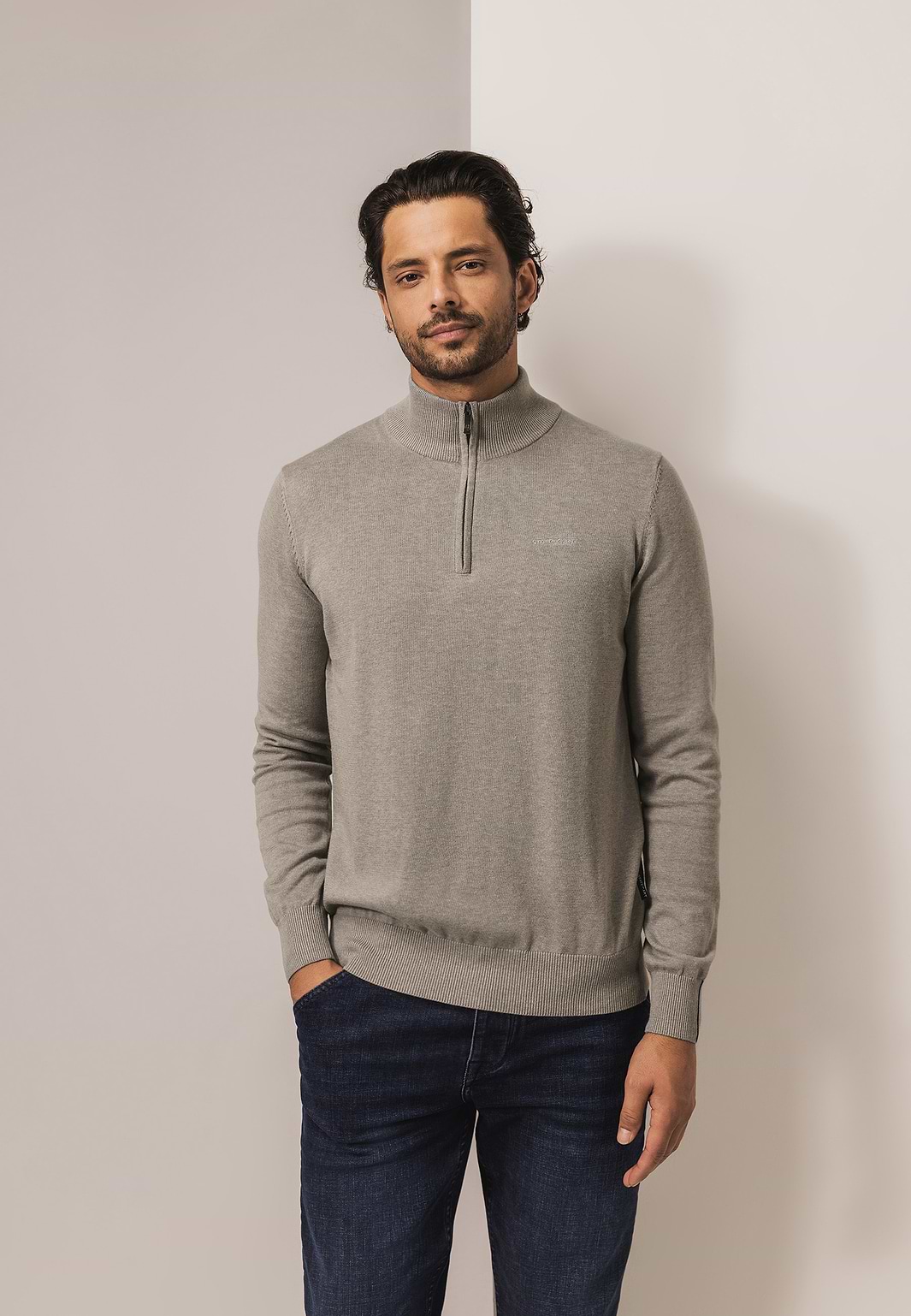 Trui-van-katoen-met-halve-rits