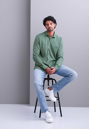 Jersey-overhemd-van-katoen