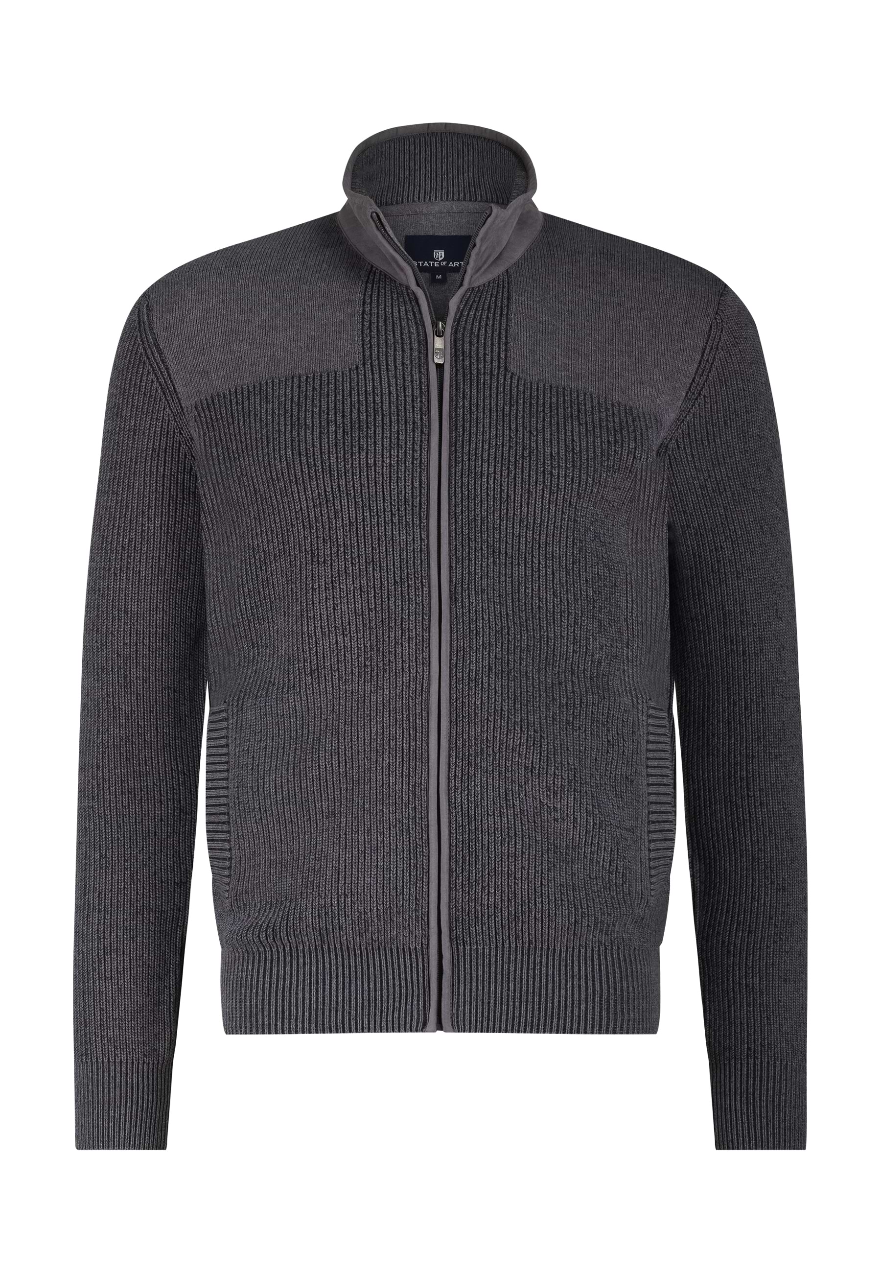Cardigan of organic cotton