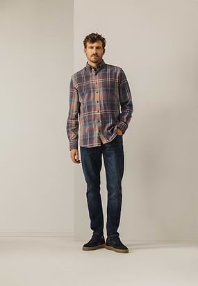 Geruit-overhemd-van-katoen