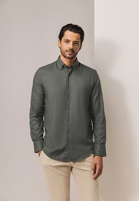 Overhemd-met-button-downkraag