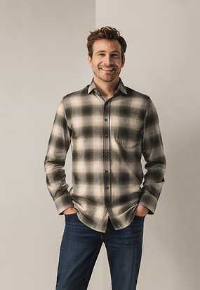 Geruit-overhemd-met-visgraatmotief