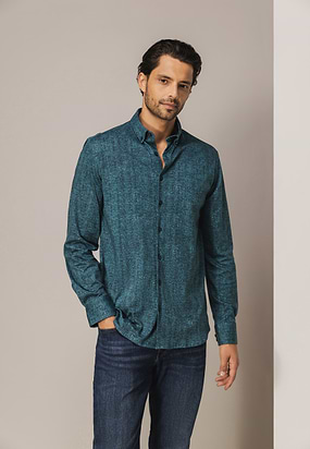 Overhemd-met-visgraatpatroon