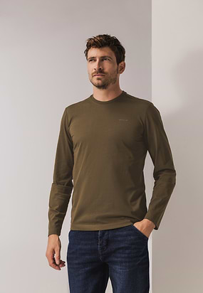 T-shirt-met-lange-mouwen