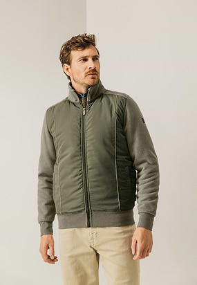 Fleece-sweatvest-met-nylon