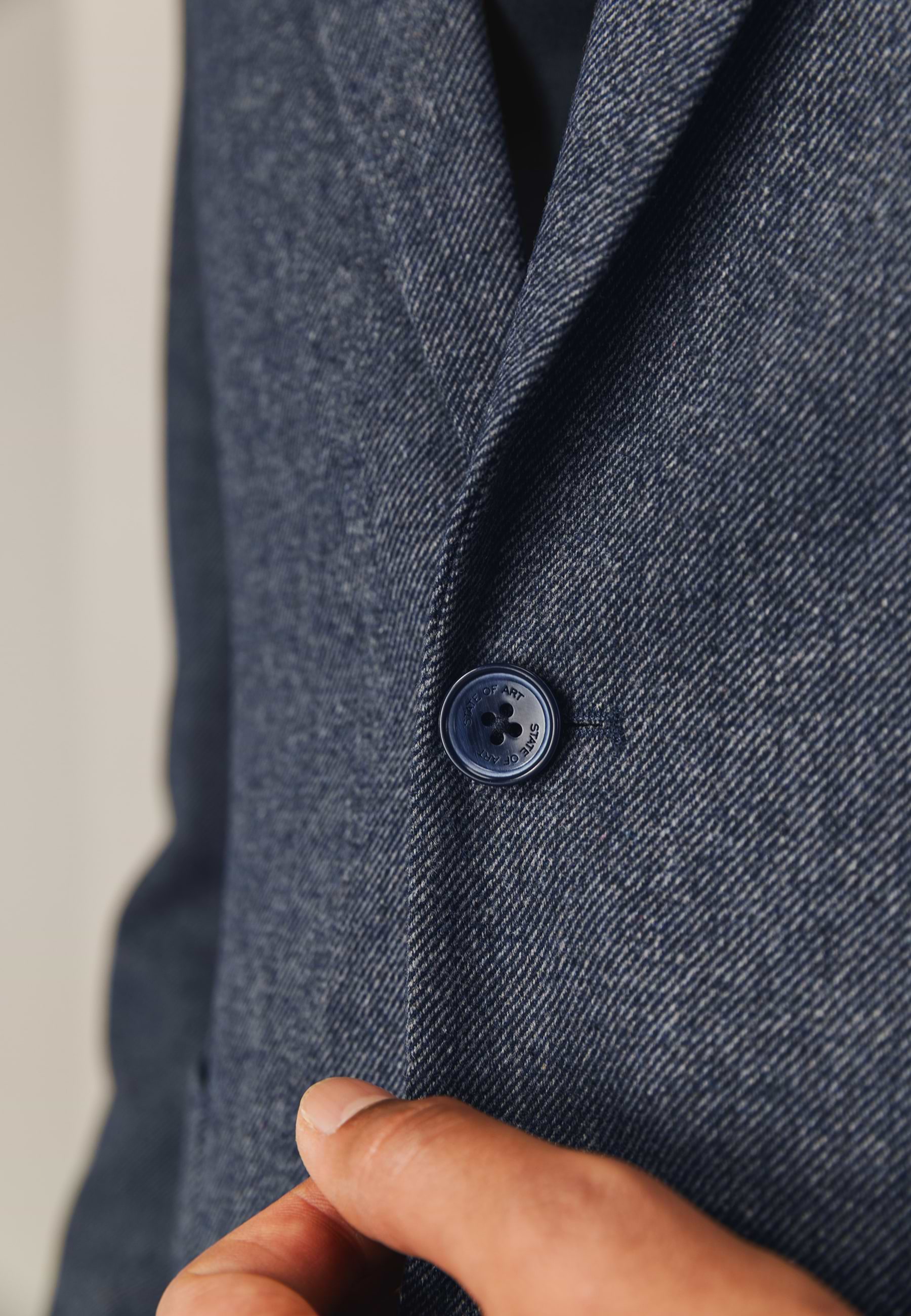 【PORTERNA】Ridge Stitch Blazer Side-Tie Blazer - Notch Collar Satin Crepe