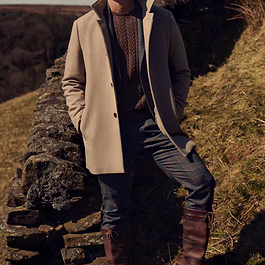 Coat with removable zip insert