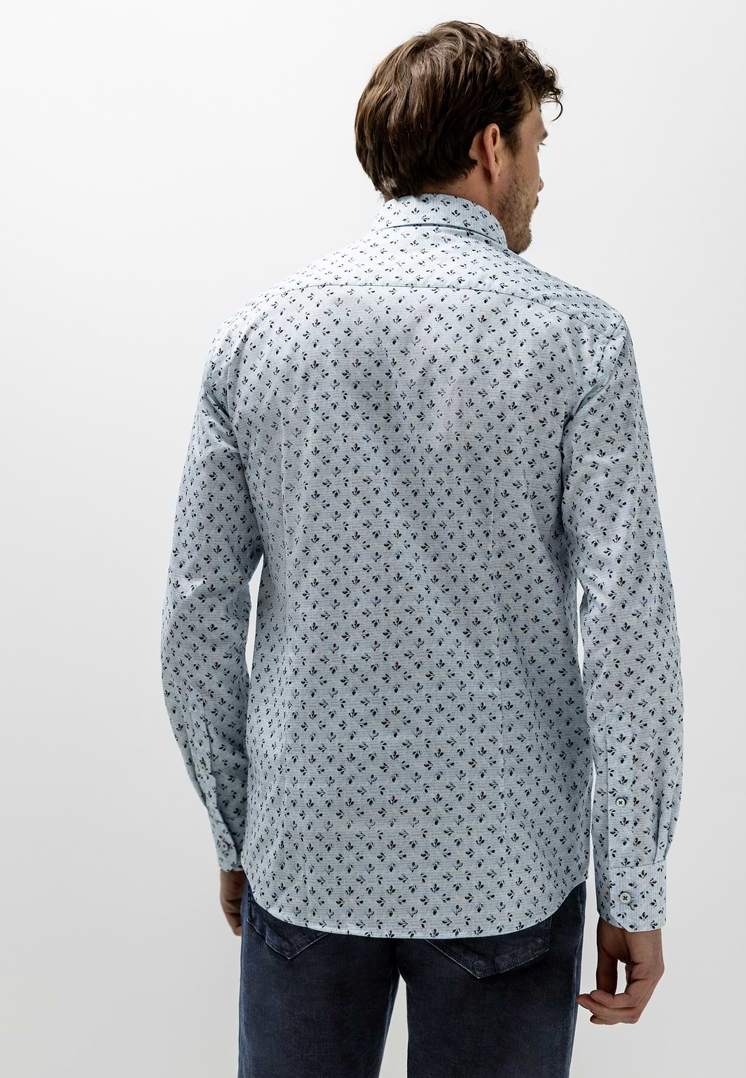 Overhemd-met-all-over-structuurprint