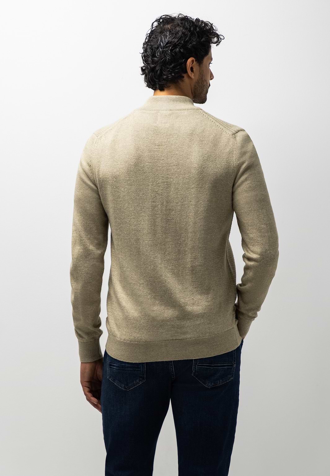 Vest-met-structuurpatroon
