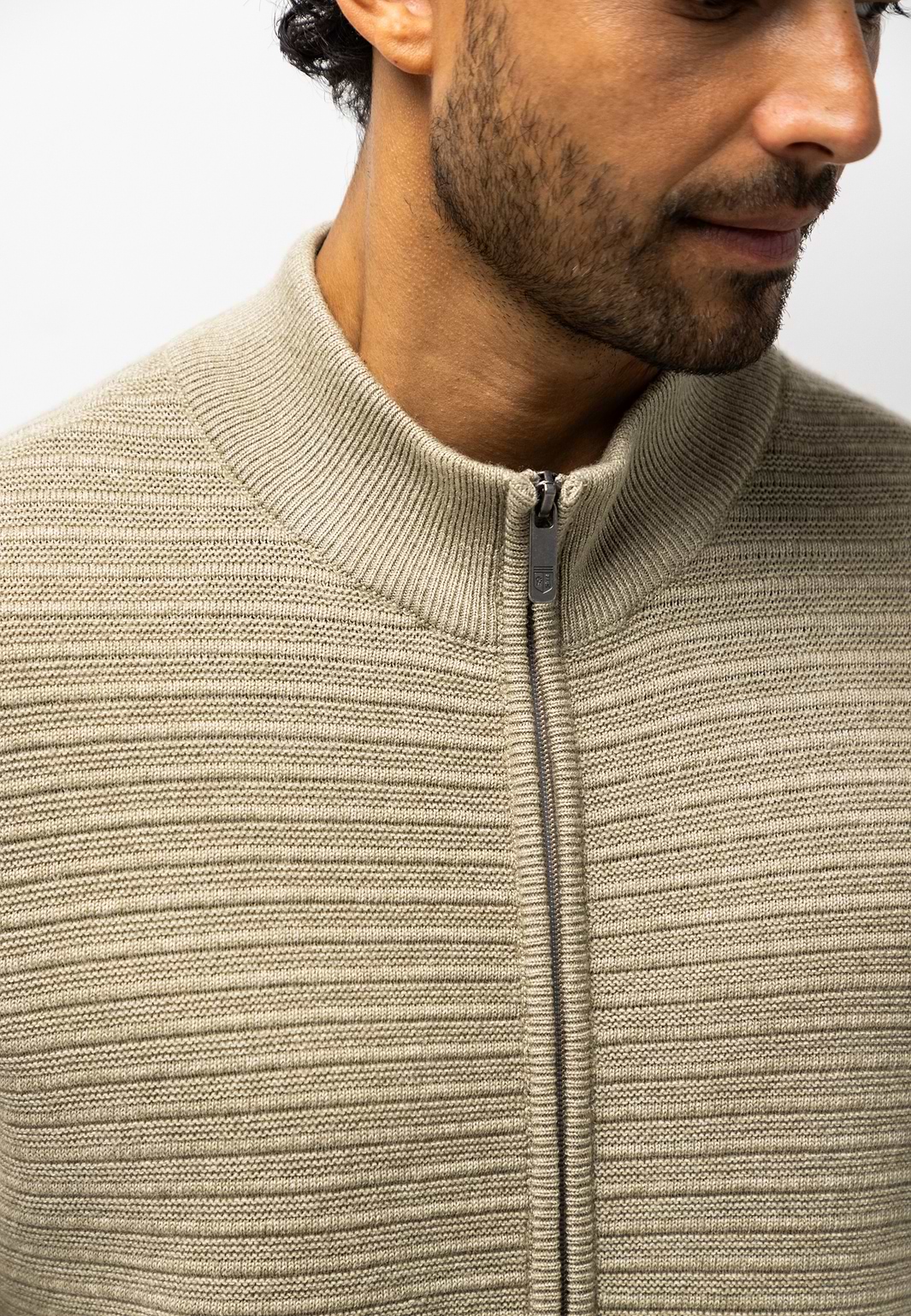 Vest-met-structuurpatroon