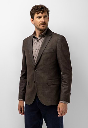 Blazer-met-gemêleerd-dessin