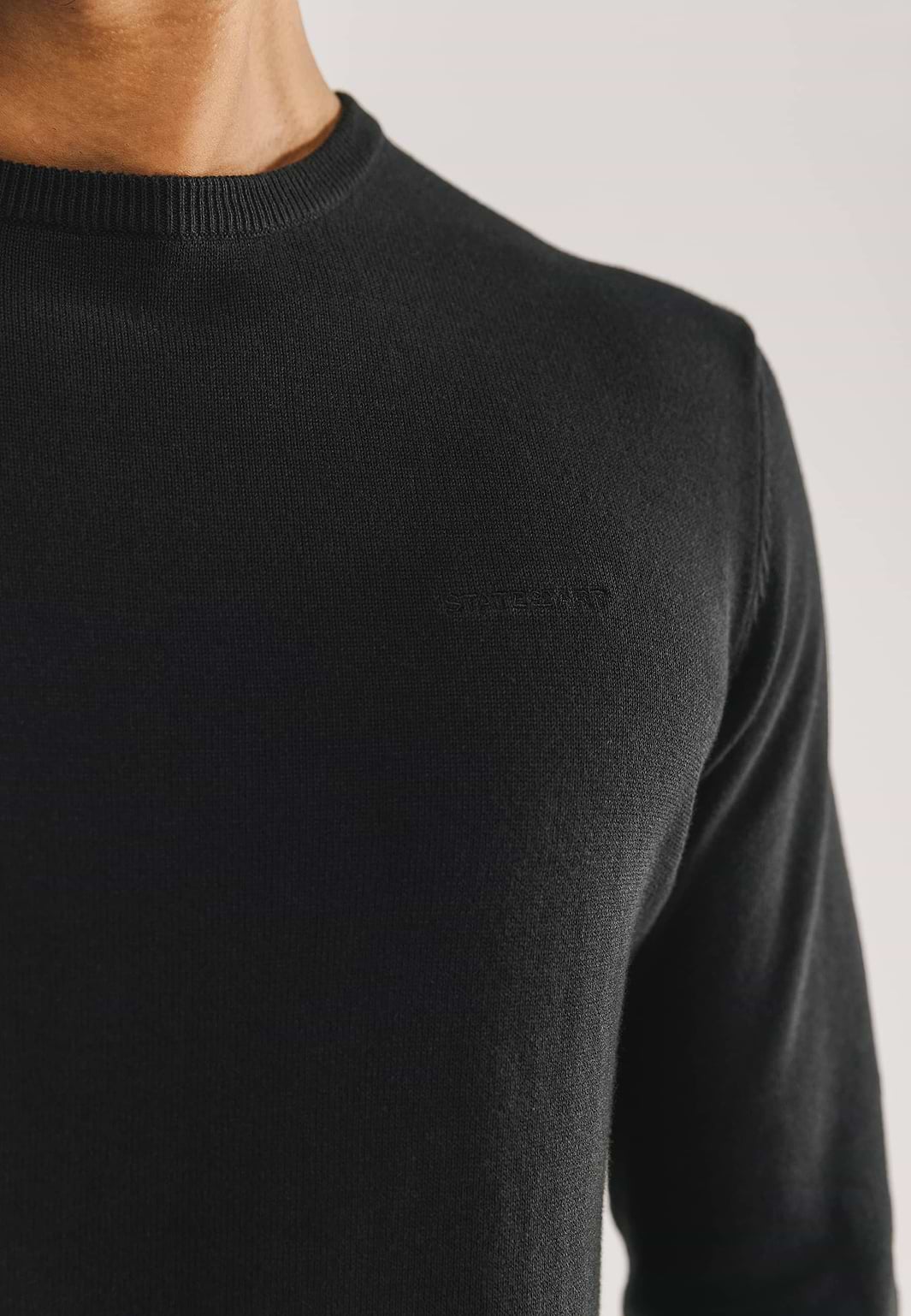 ESSENTIALS-Pullover-mit-Rundhalsausschnitt