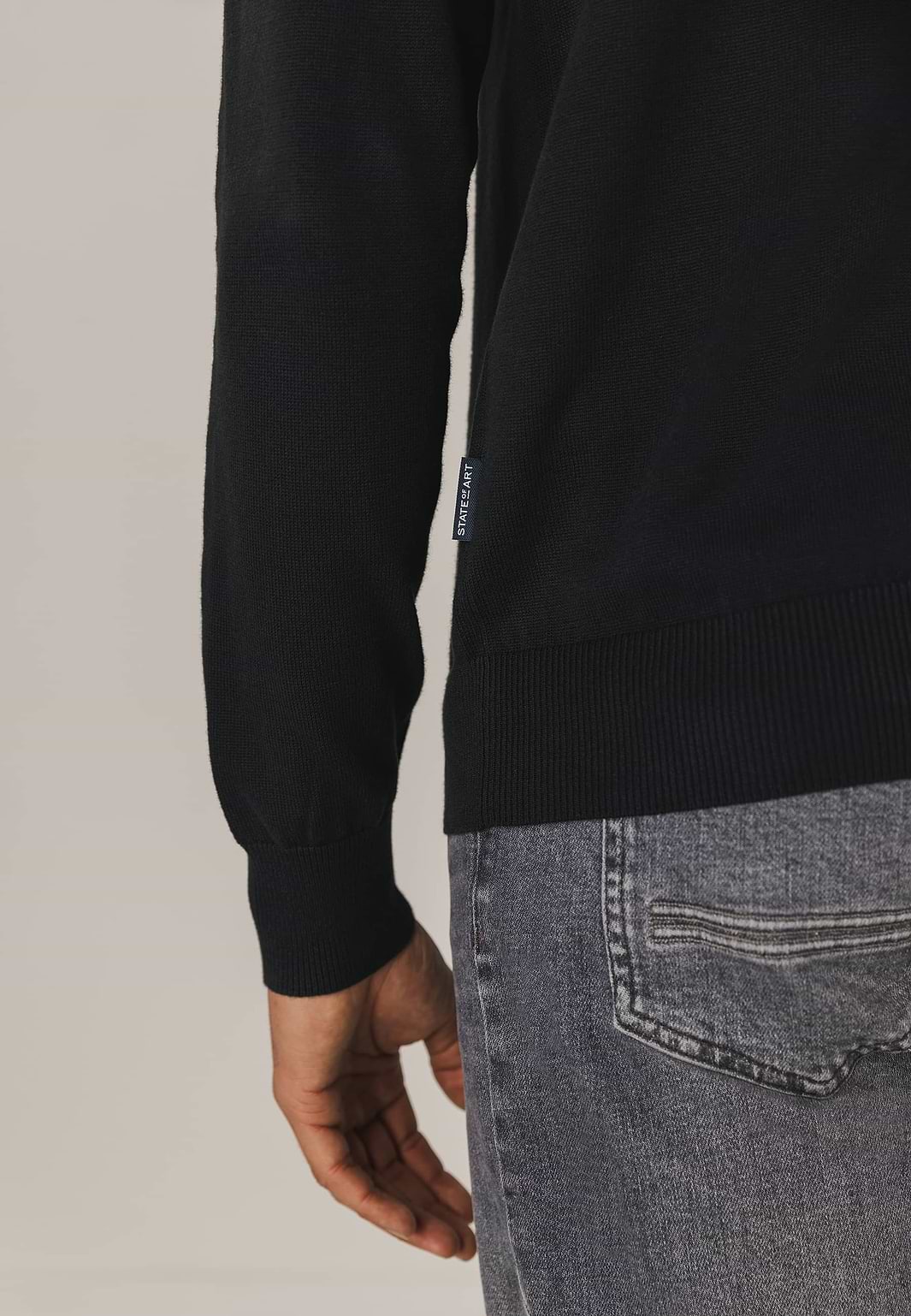 ESSENTIALS-Pullover-mit-Rundhalsausschnitt