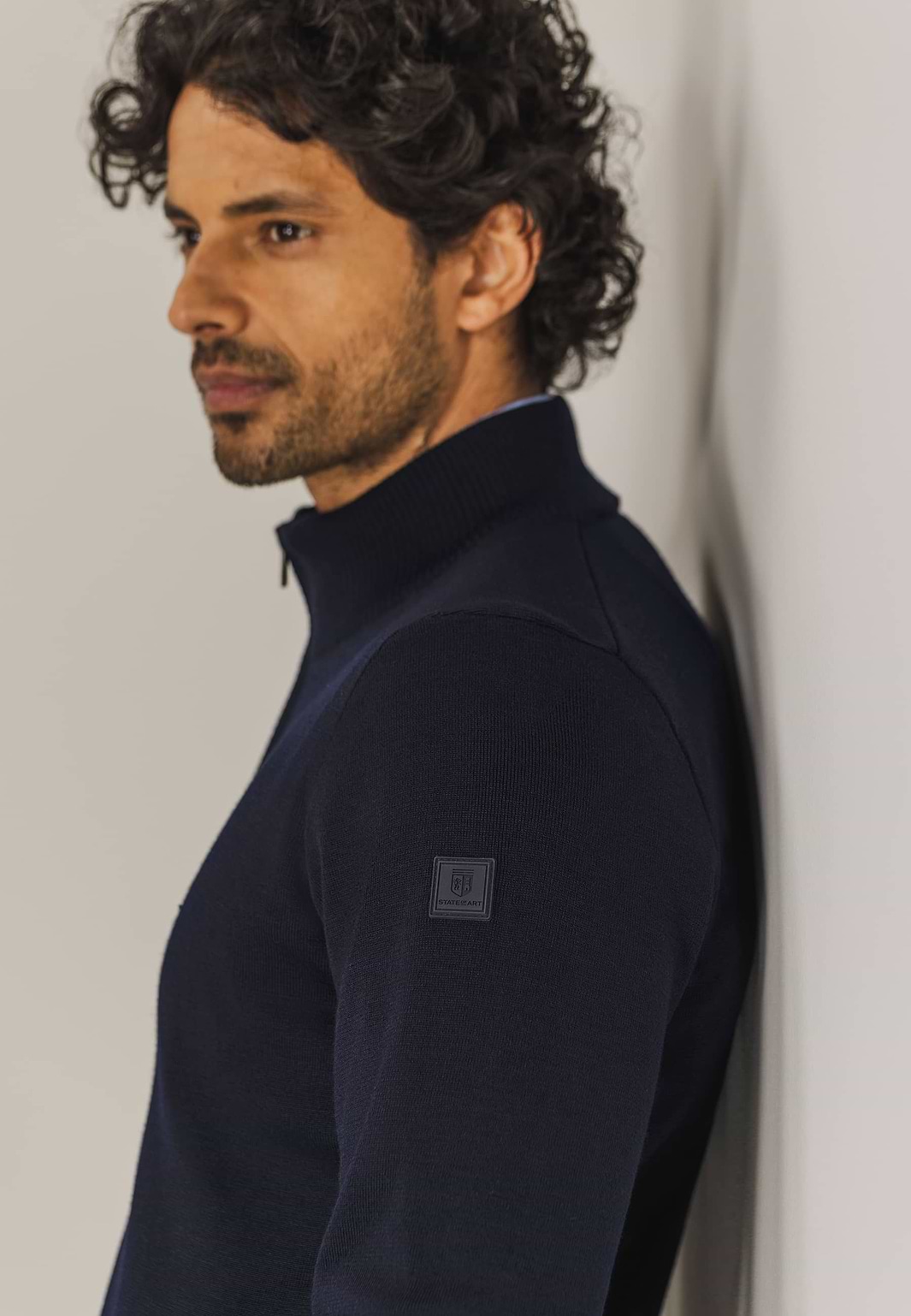 ESSENTIALS-Pullover-aus-Wollmischung
