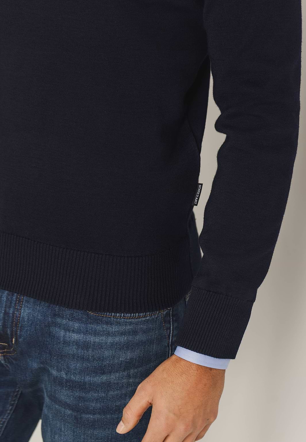 ESSENTIALS-Pullover-aus-Wollmischung