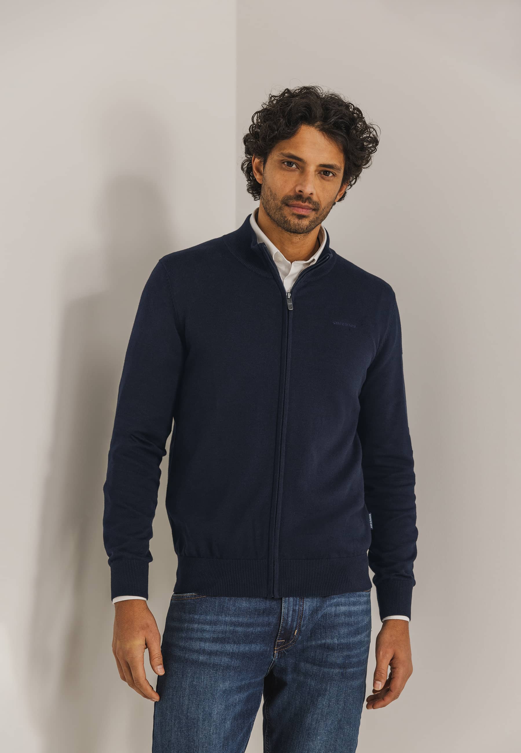 ESSENTIALS fine-knit cardigan