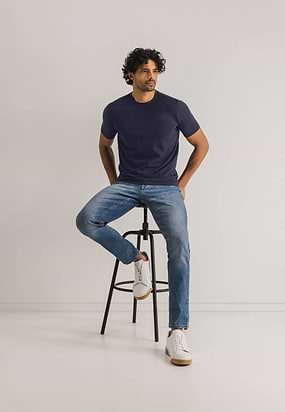 ESSENTIALS-T-shirt-met-ronde-hals