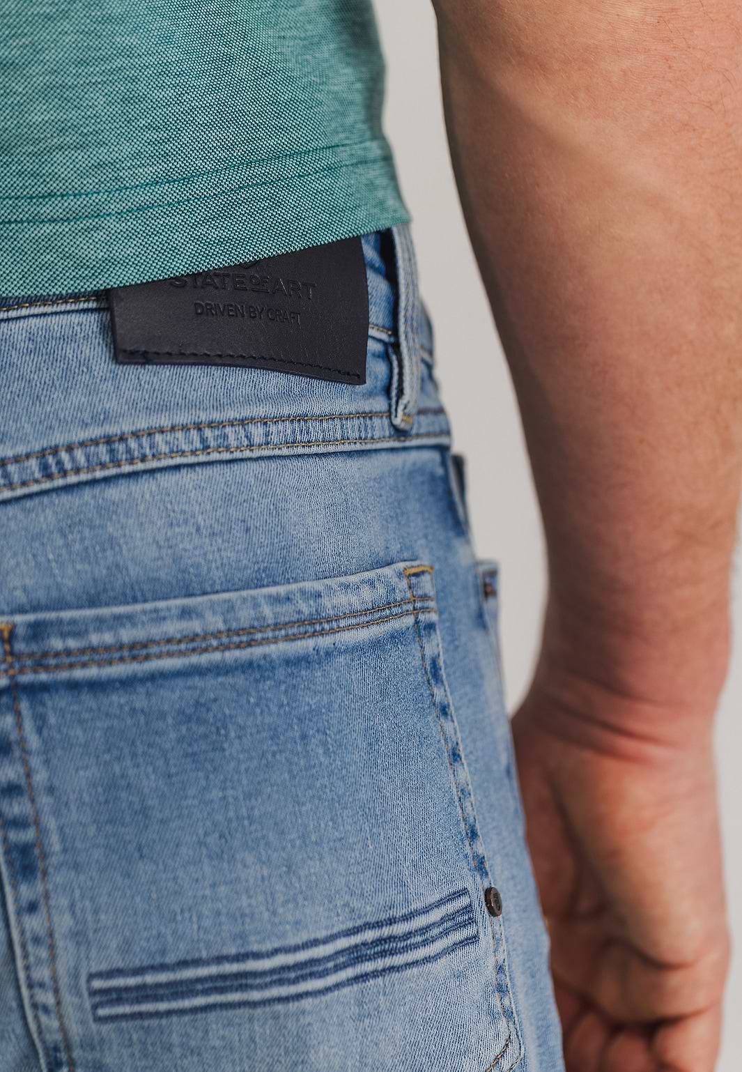 DRIVER-stretchjeans-met-tapered-fit