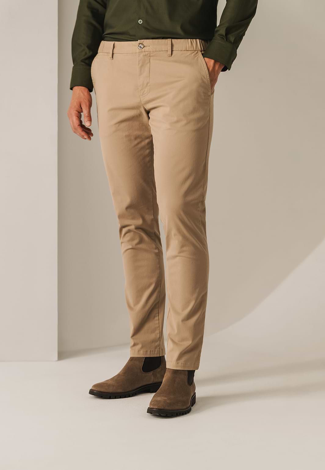 Chino-stretch-NAVIGATOR-en-tissu-sergé