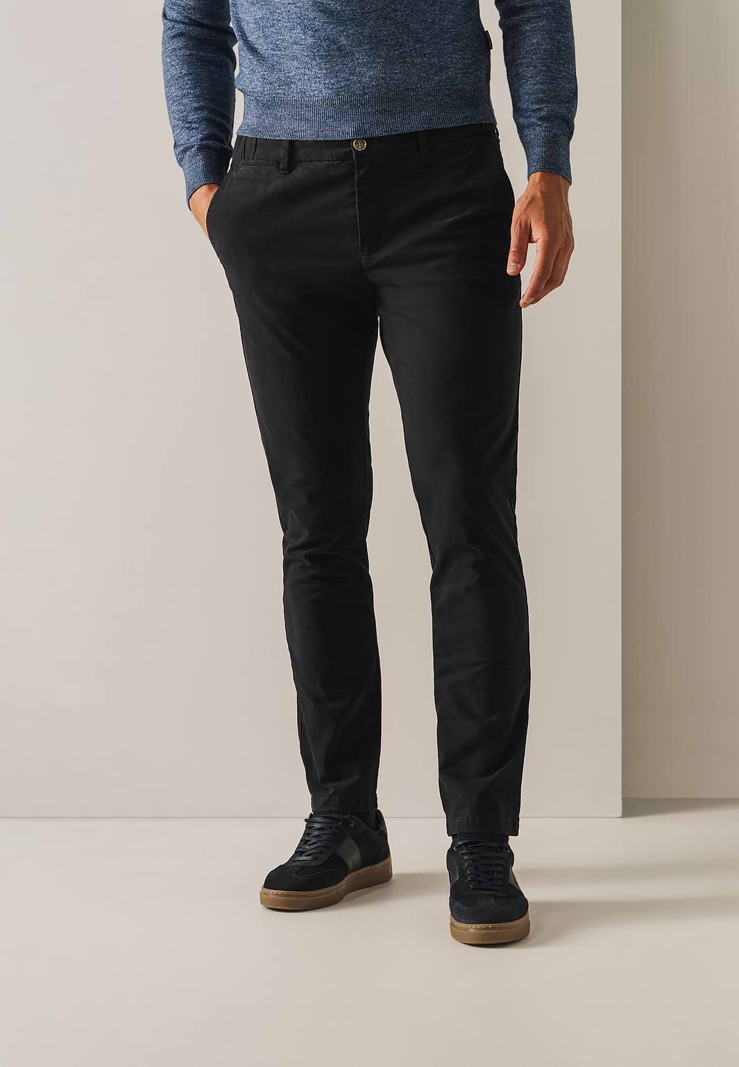 Chino-stretch-NAVIGATOR-en-tissu-sergé