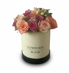 pink flower box
