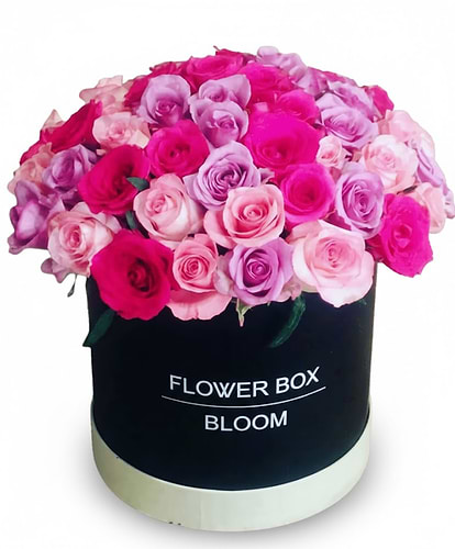pastel flower box