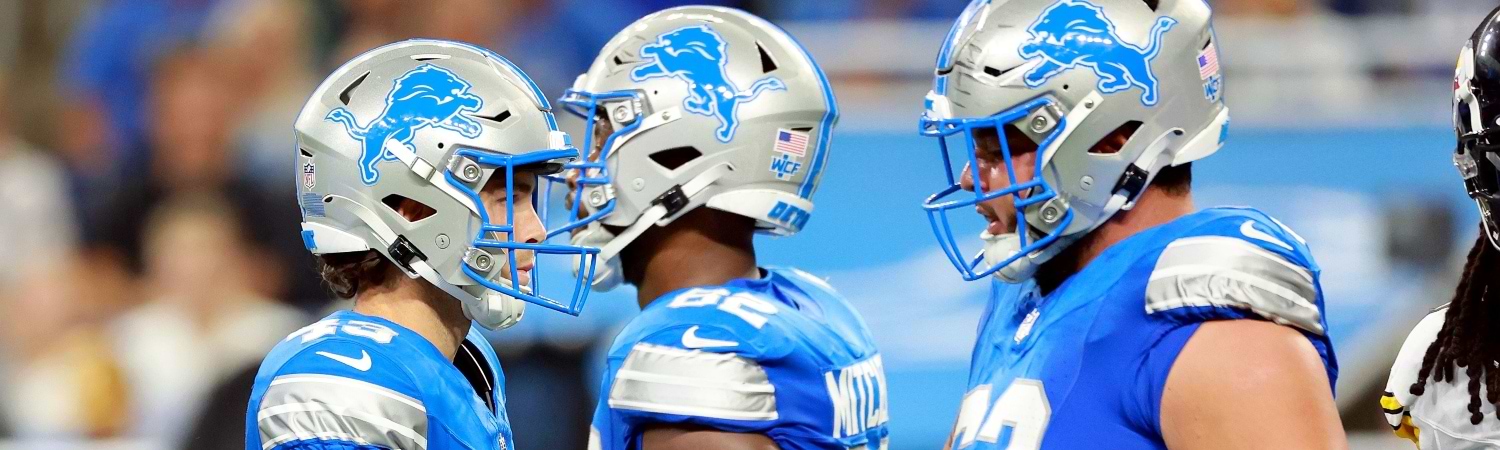 Detroit Lions antes del Hall of Fame Game 2025 en Canton, Ohio