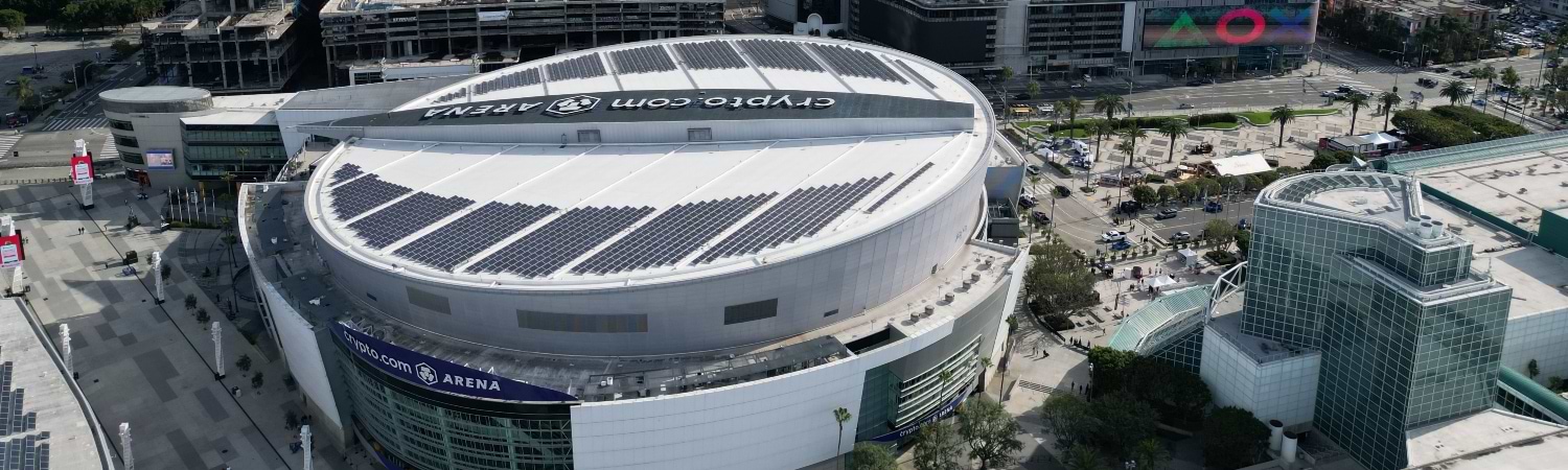 Crypto arena Estadio para el juego de los angeles Lakers