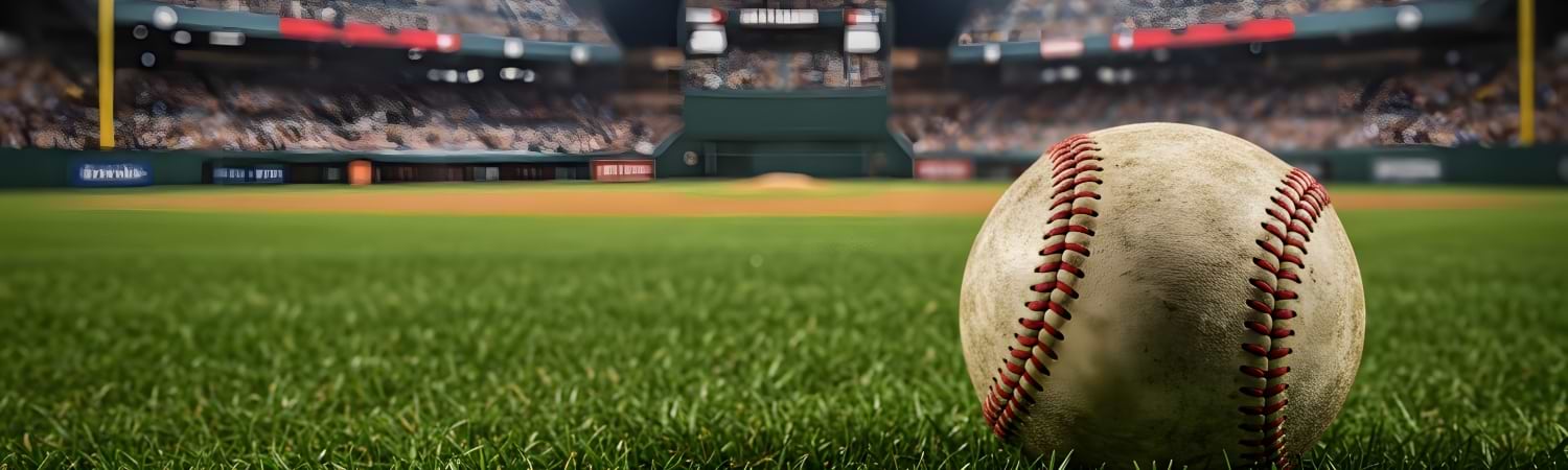 campo de beisbol pelota gradas y fanaticos