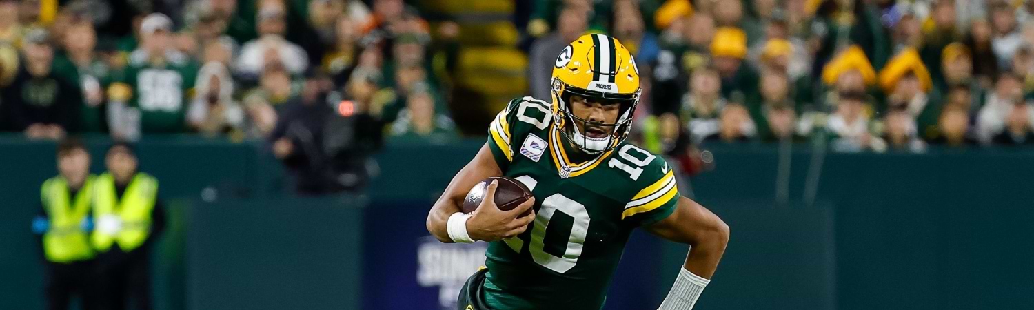 Jordan Love en el Cowboys vs Packers de nfl
