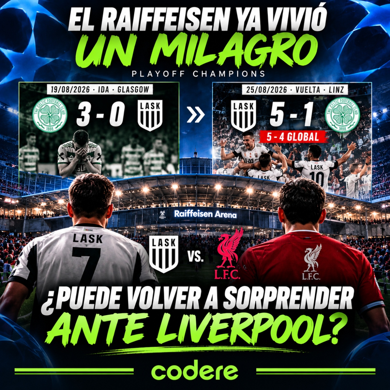 historial de partidos entre LASK vs Liverpool