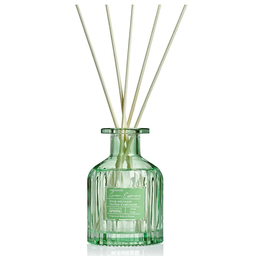 מפיץ ריח ירוק שקוף 230ml, קולקציה RIBS בניחוח GREEN ESSENCE ספרינג