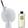 סט מפיץ ריח וואבי סאבי לבן גדול עם מילוי 500ml- WHITE FLOWER