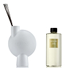 סט מפיץ ריח וואבי סאבי לבן בינוני עם מילוי 500ml- WHITE FLOWER