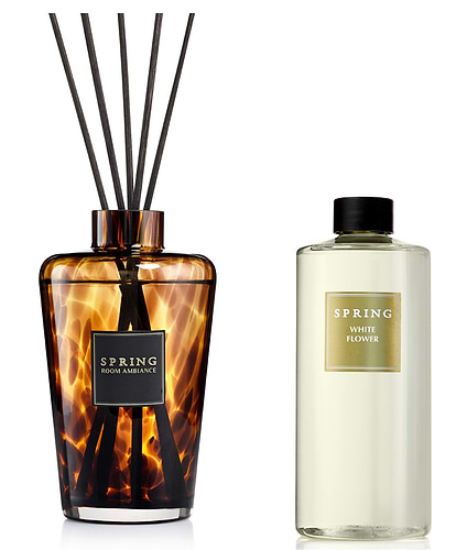 מפיץ ריח  WHITE FLOWER - 500ml אגרטל מנומר אמבר