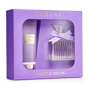 מארז בישום וטיפוח VIOLET & CREAM