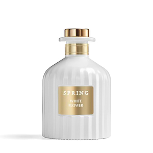 מפיץ ריח לבן זהב 230ml, קולקציה RIBS בניחוח WHITE FLOWER