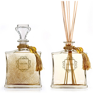 מפיץ ריח ענק ESSENCE OF GOLD עיצוב נצנץ זהב 700 ml