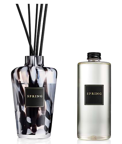 מפיץ ריח פרייבט קולקשן FROSTED ORCHID - 500ml באגרטל מנומר שחור לבן