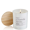 נר בישום שעווה טבעית בניחוח SANDALWOOD & FIG - White collection240