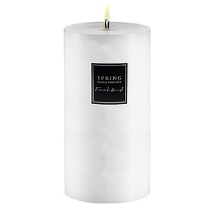 נר ריחני לבן גודל FRENCH MUSK  11.5*20